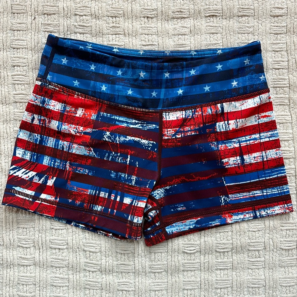 IAB MFG American flag shorts